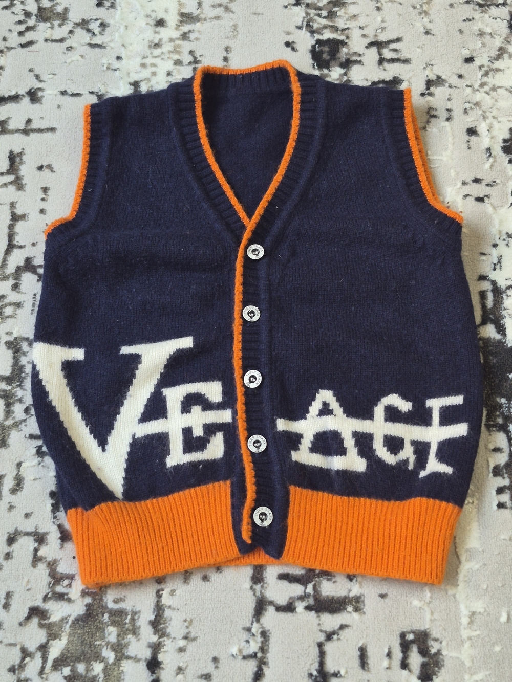 Vintage Kids Cashmere Tiger Sharks Collegiate Novelty two-tone Unisex